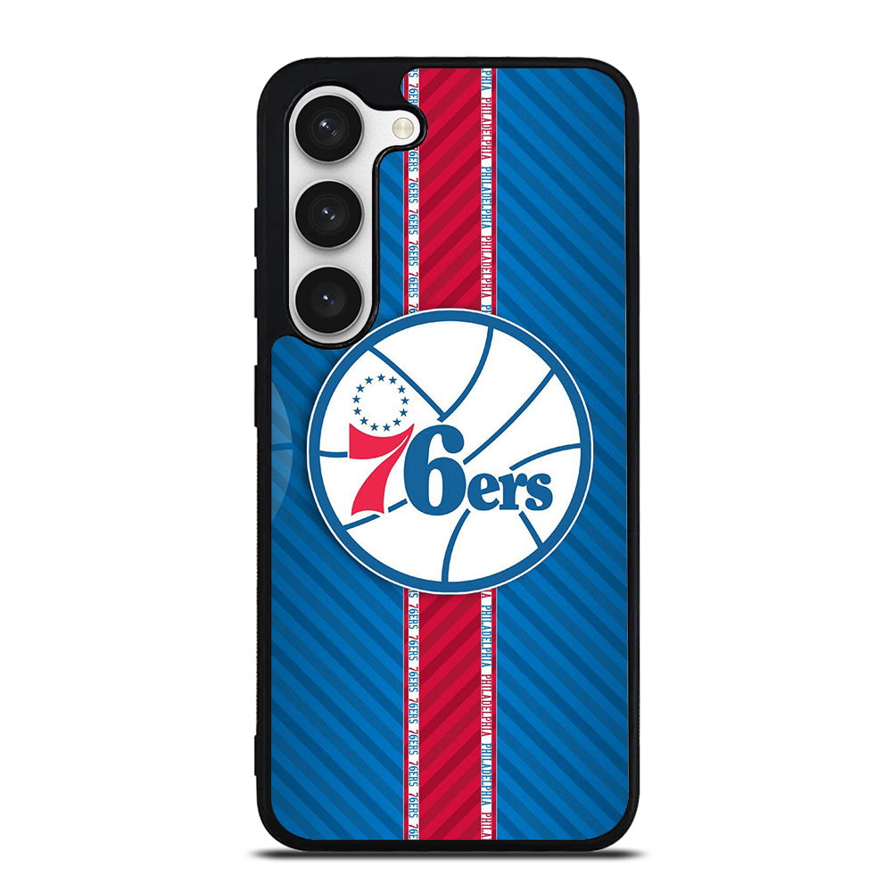 PHILADELPHIA 76ERS STRIPE EMBLEM Samsung Galaxy S23 Case Cover