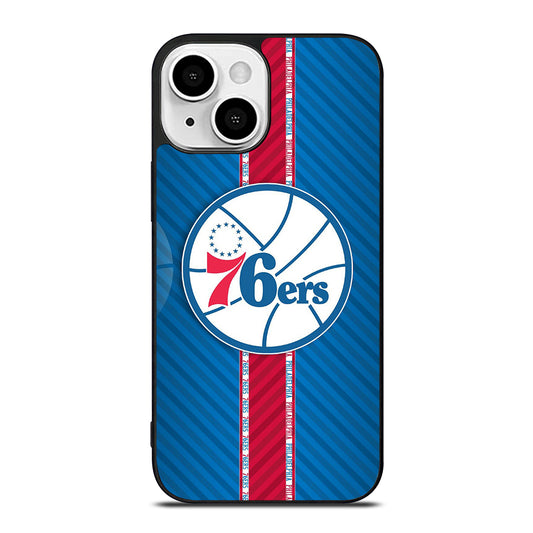 PHILADELPHIA 76ERS STRIPE EMBLEM iPhone 13 Mini Case Cover