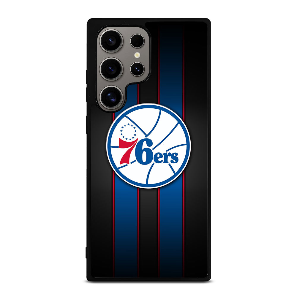 PHILADELPHIA 76ERS STRIPE LOGO Samsung Galaxy S24 Ultra Case Cover