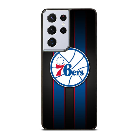 PHILADELPHIA 76ERS STRIPE LOGO Samsung Galaxy S21 Ultra Case Cover
