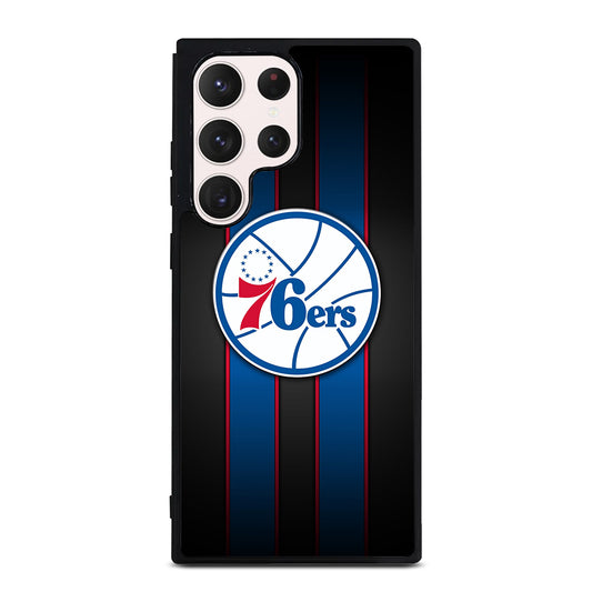 PHILADELPHIA 76ERS STRIPE LOGO Samsung Galaxy S23 Ultra Case Cover