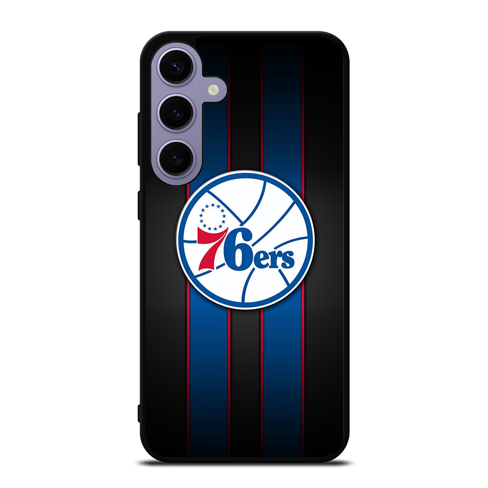 PHILADELPHIA 76ERS STRIPE LOGO Samsung Galaxy S24 Plus Case Cover