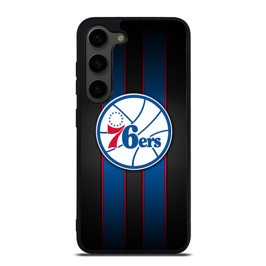 PHILADELPHIA 76ERS STRIPE LOGO Samsung Galaxy S23 Plus Case Cover
