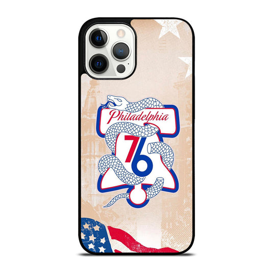 PHILADELPHIA 76ERS VINTAGE LOGO iPhone 12 Pro Max Case Cover
