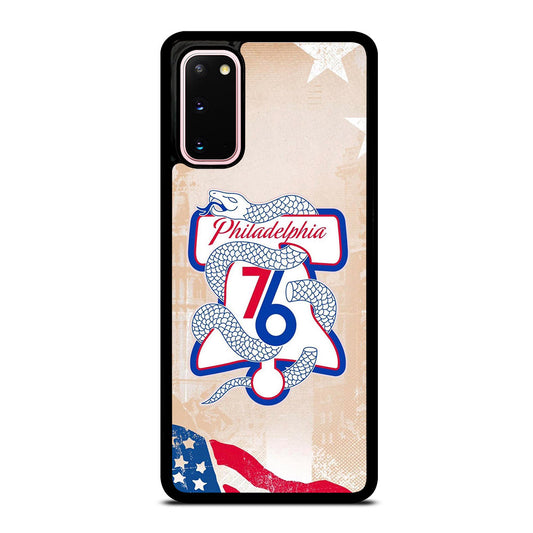 PHILADELPHIA 76ERS VINTAGE LOGO Samsung Galaxy S20 Case Cover