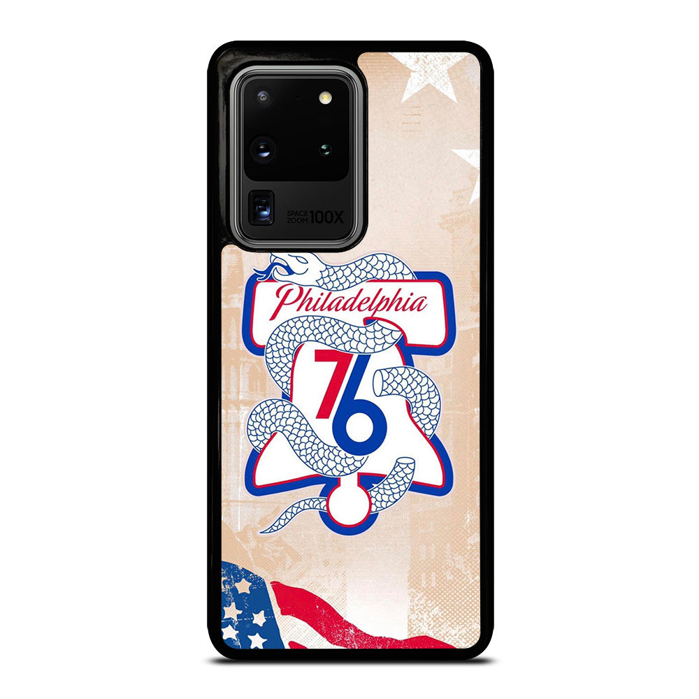 PHILADELPHIA 76ERS VINTAGE LOGO Samsung Galaxy S20 Ultra Case Cover