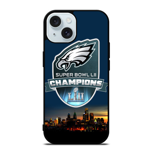 PHILADELPHIA EAGLES CHAMPIONS iPhone 15 Case Cover
