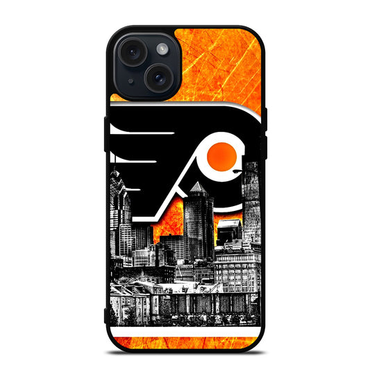 PHILADELPHIA FLYERS NHL LOGO 1 iPhone 15 Plus Case Cover