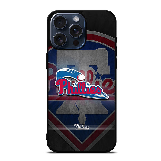 PHILADELPHIA PHILLIES MLB LOGO 1 iPhone 15 Pro Max Case Cover