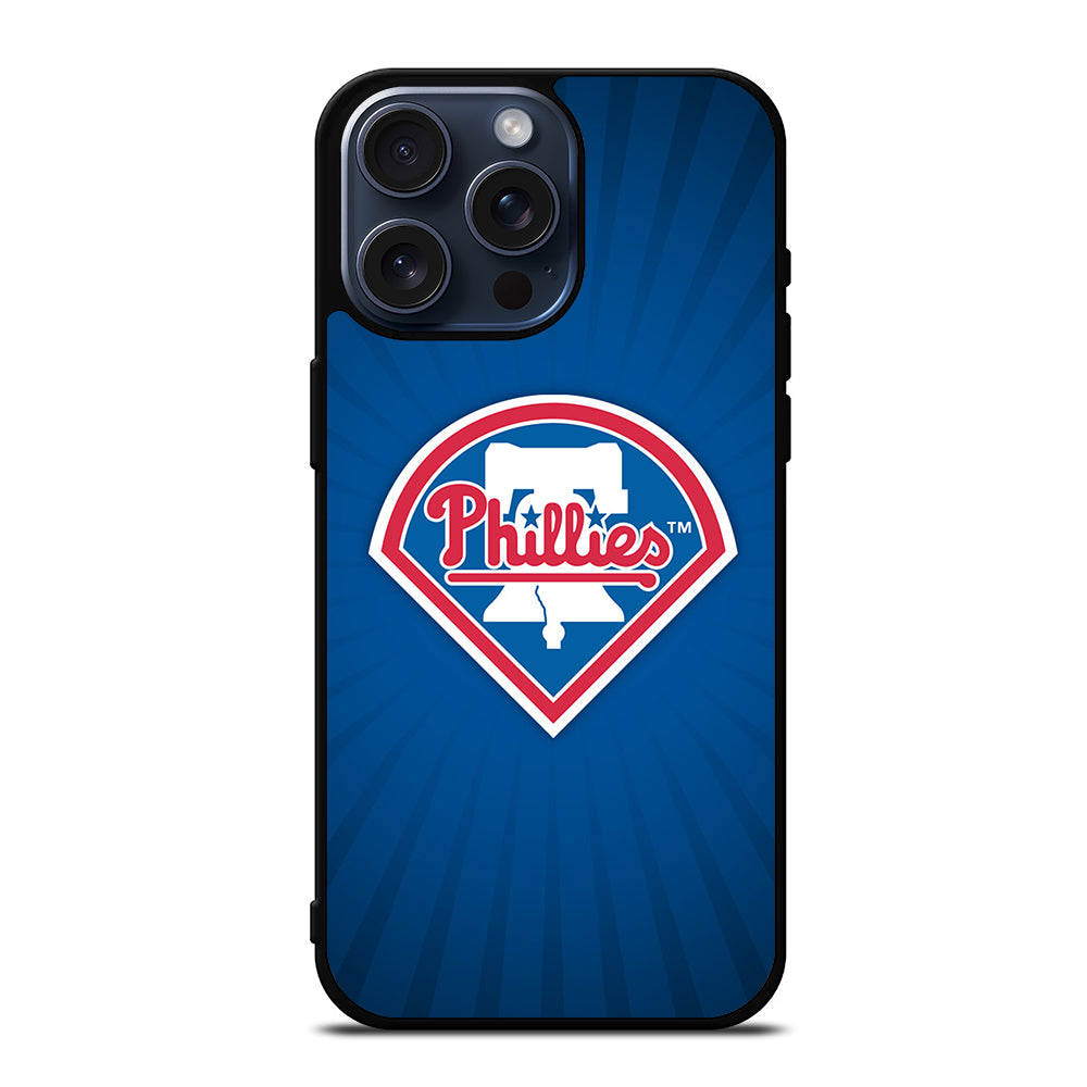 PHILADELPHIA PHILLIES MLB LOGO 2 iPhone 15 Pro Max Case Cover