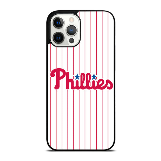 PHILADELPHIA PHILLIES MLB STRIPE iPhone 12 Pro Max Case Cover