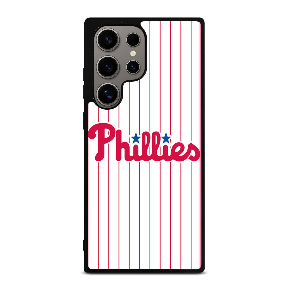 PHILADELPHIA PHILLIES MLB STRIPE Samsung Galaxy S24 Ultra Case Cover
