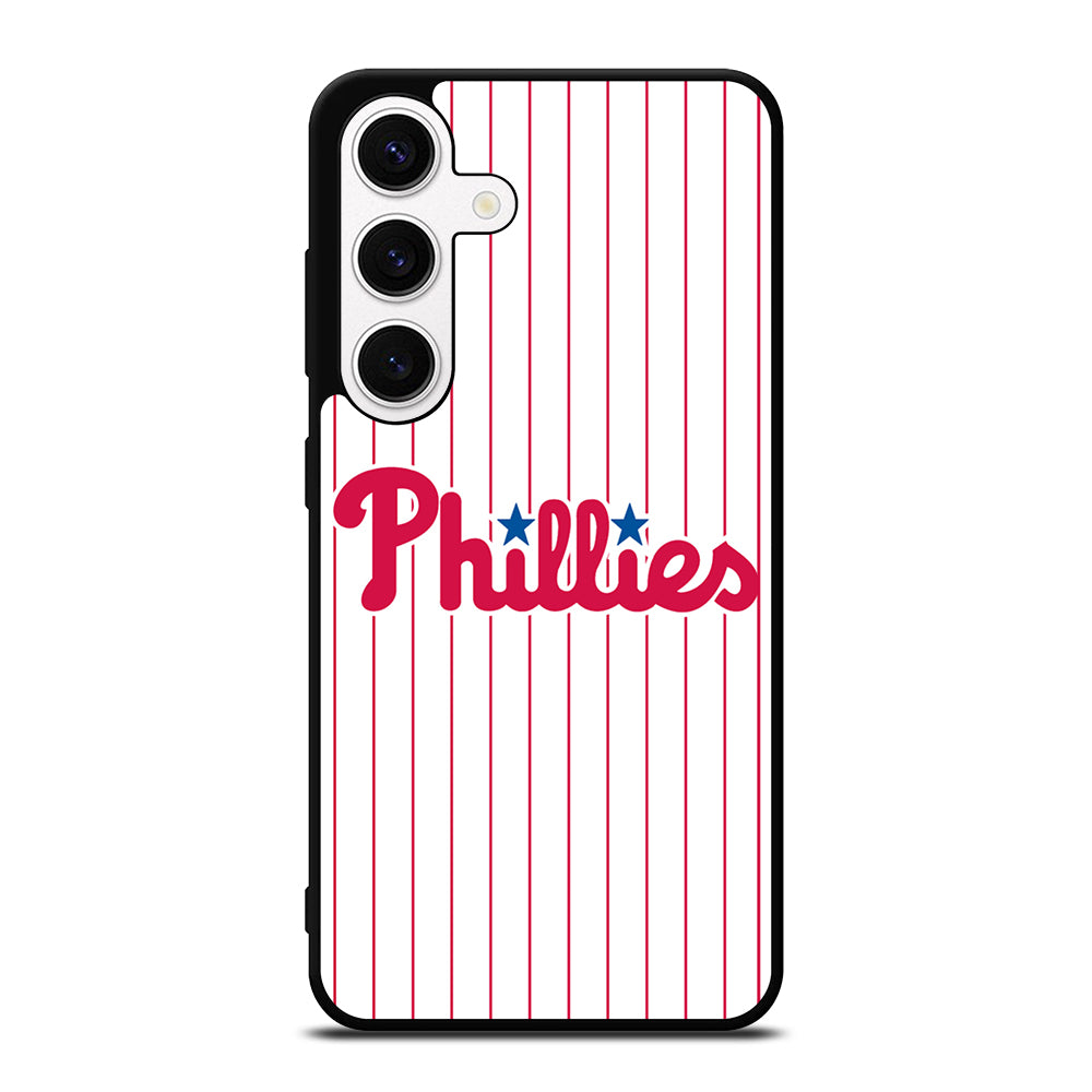 PHILADELPHIA PHILLIES MLB STRIPE Samsung Galaxy S24 Case Cover
