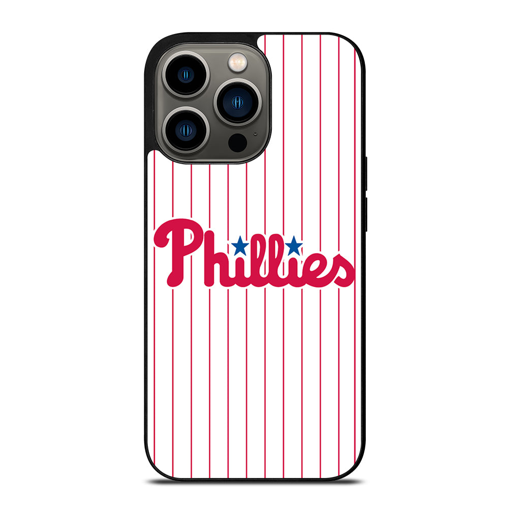 PHILADELPHIA PHILLIES MLB STRIPE iPhone 13 Pro Case Cover