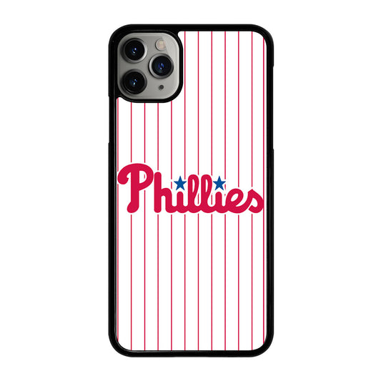 PHILADELPHIA PHILLIES MLB STRIPE iPhone 11 Pro Max Case Cover
