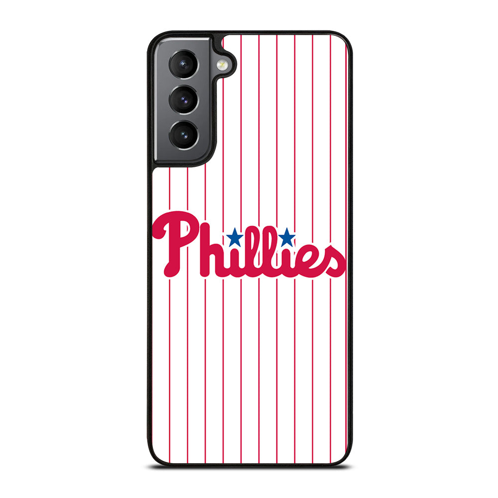 PHILADELPHIA PHILLIES MLB STRIPE Samsung Galaxy S21 Plus Case Cover