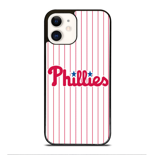 PHILADELPHIA PHILLIES MLB STRIPE iPhone 12 Case Cover