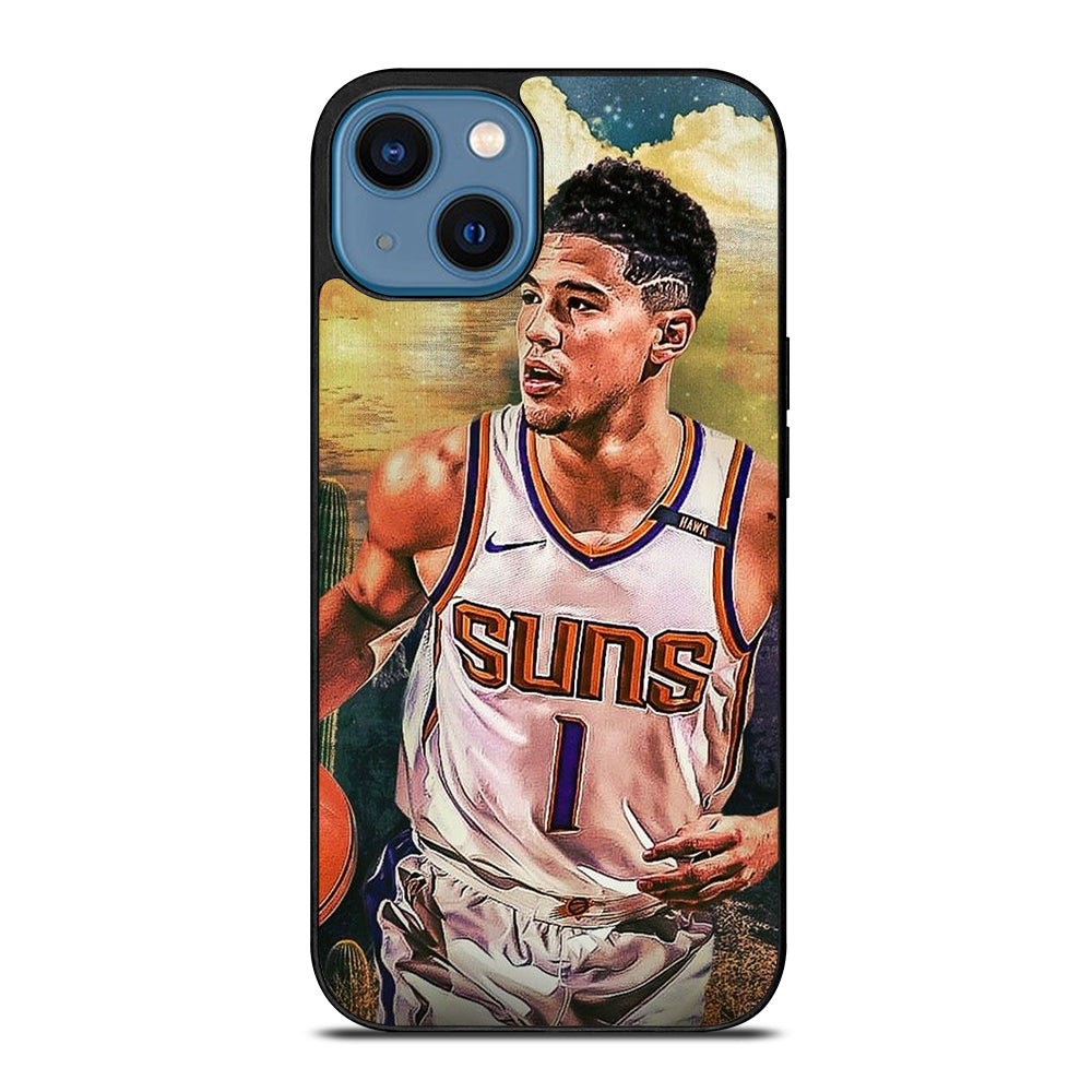 PHOENIX SUNS DEVIN BOOKER BASKETBALL iPhone 14 Case Cover
