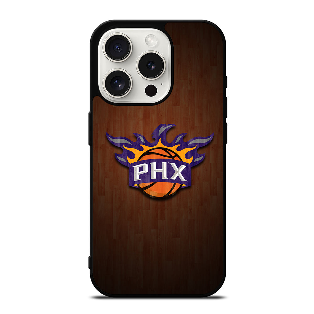PHOENIX SUNS WOODEN LOGO iPhone 15 Pro Case Cover