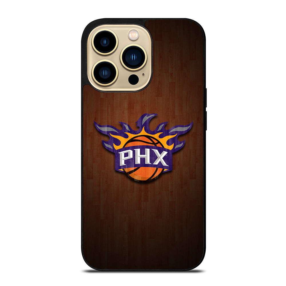 PHOENIX SUNS WOODEN LOGO iPhone 14 Pro Max Case Cover