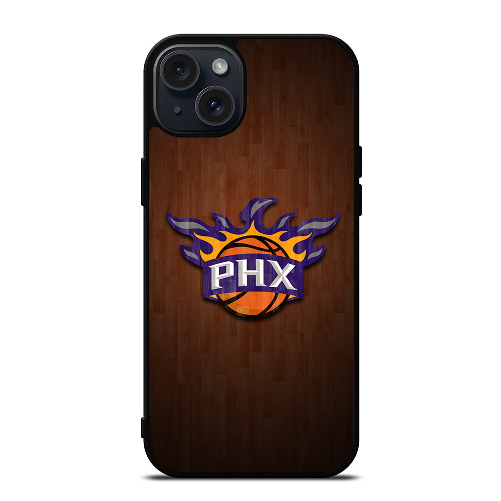 PHOENIX SUNS WOODEN LOGO iPhone 15 Plus Case Cover
