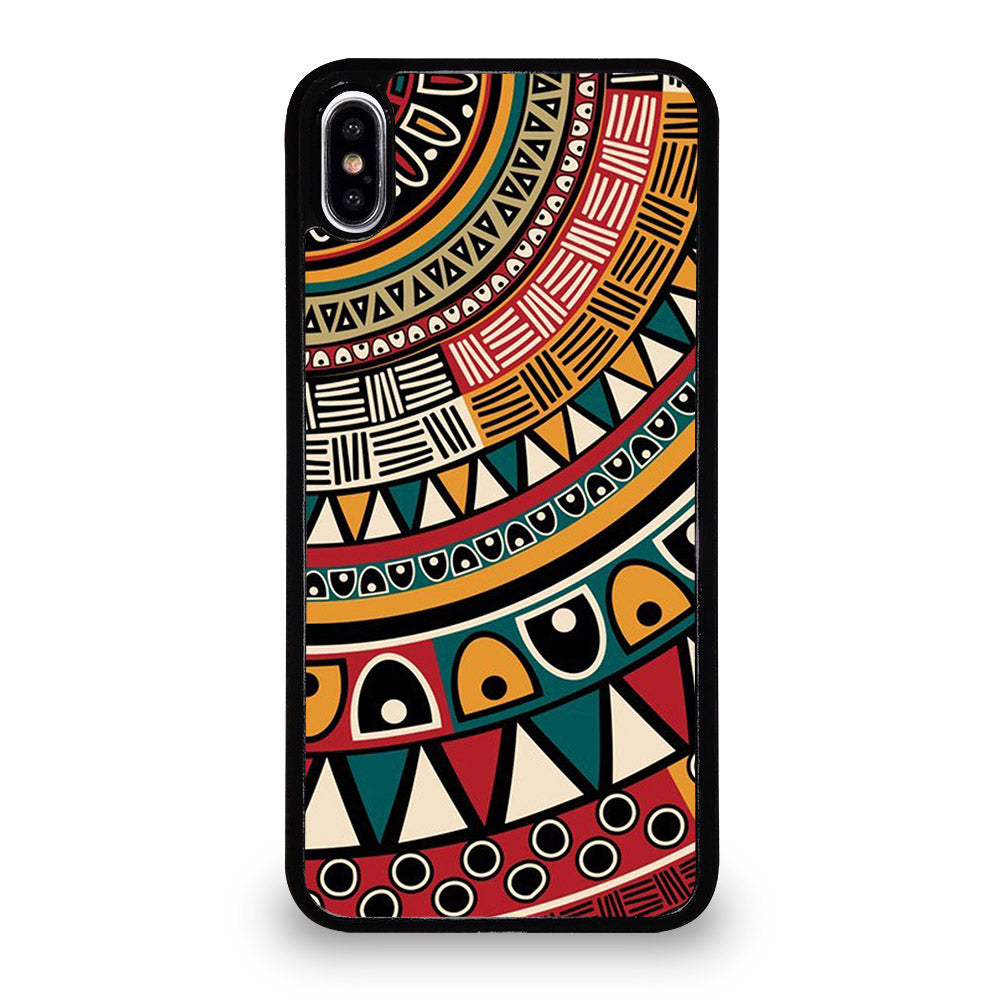 PIECE TRIBAL PATTERN ART iPhone XS Max Case Cover