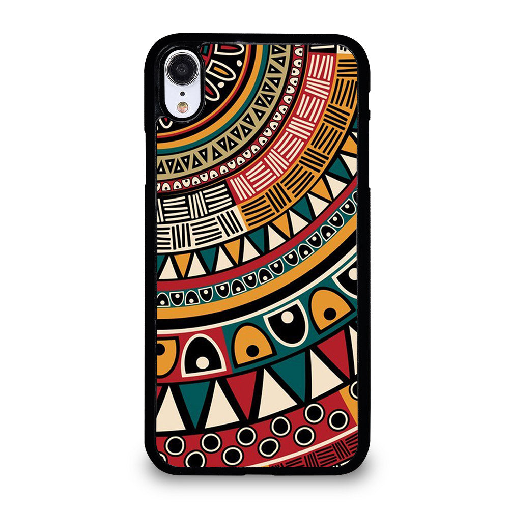 PIECE TRIBAL PATTERN ART iPhone XR Case Cover