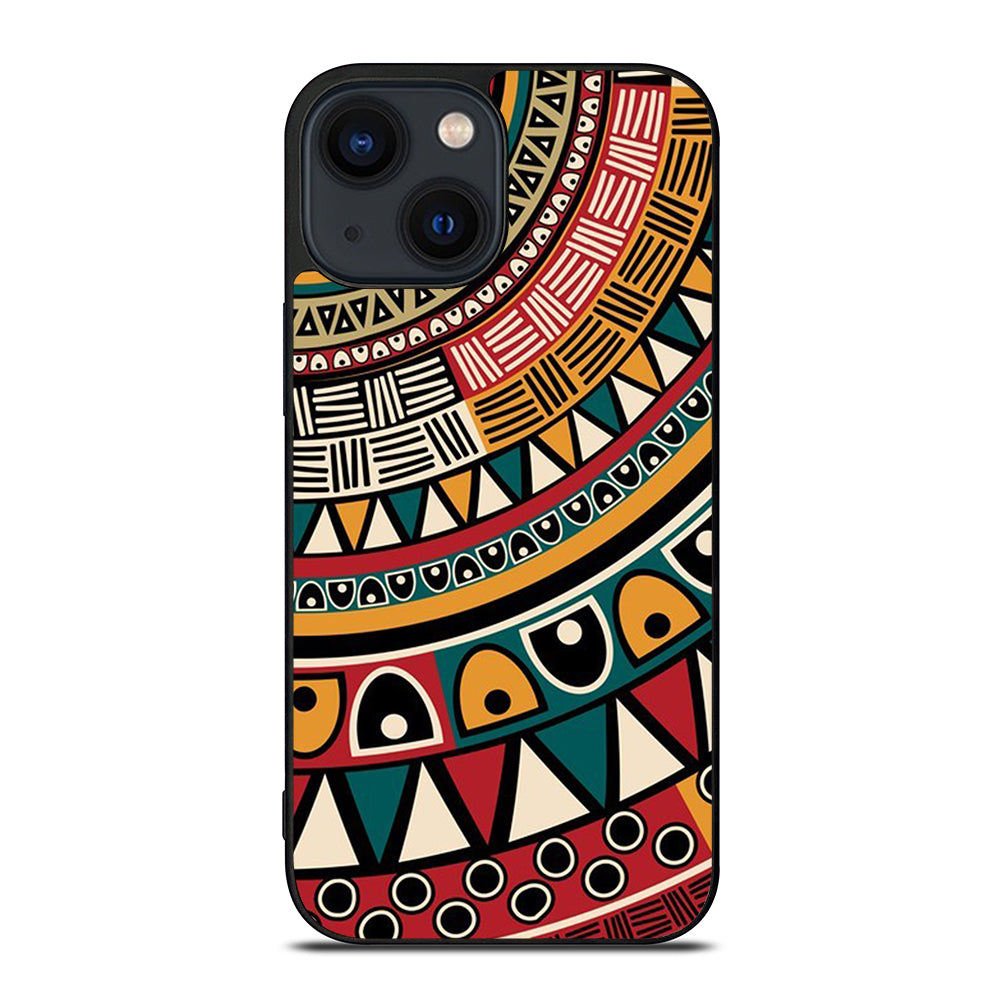 PIECE TRIBAL PATTERN ART iPhone 14 Plus Case Cover