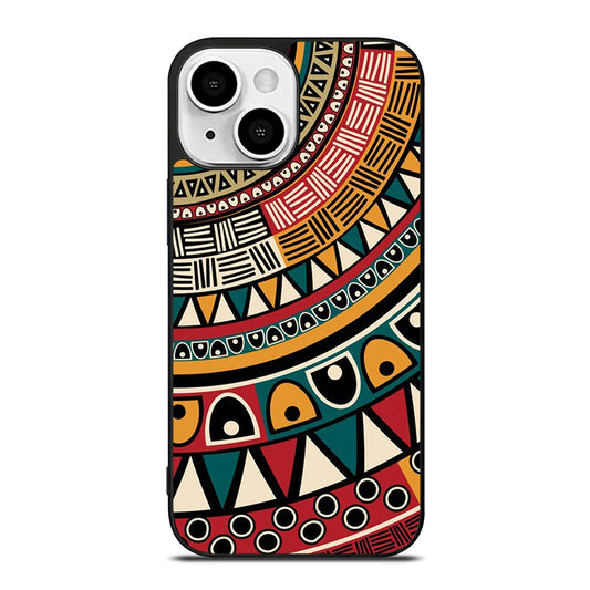 PIECE TRIBAL PATTERN ART iPhone 13 Mini Case Cover