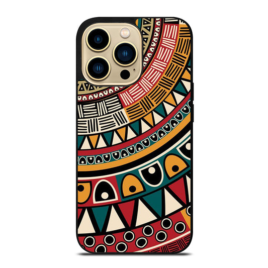 PIECE TRIBAL PATTERN ART iPhone 14 Pro Max Case Cover