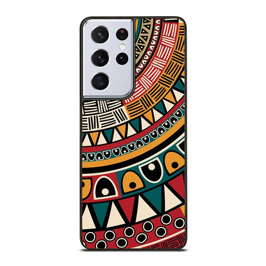 PIECE TRIBAL PATTERN ART Samsung Galaxy S21 Ultra Case Cover
