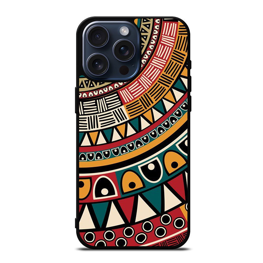 PIECE TRIBAL PATTERN ART iPhone 15 Pro Max Case Cover