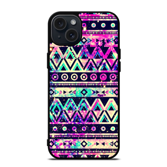 PIECE TRIBAL PATTERN GALAXY iPhone 15 Plus Case Cover