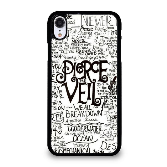 PIERCE THE VEIL LYRIC iPhone XR Case Cover