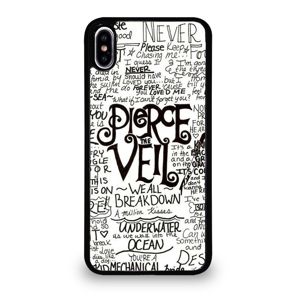 PIERCE THE VEIL LYRIC iPhone XS Max Case Cover
