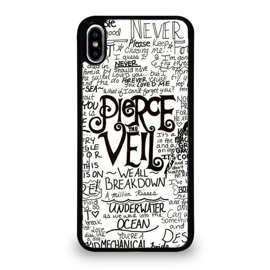 PIERCE THE VEIL LYRIC iPhone XS Max Case Cover