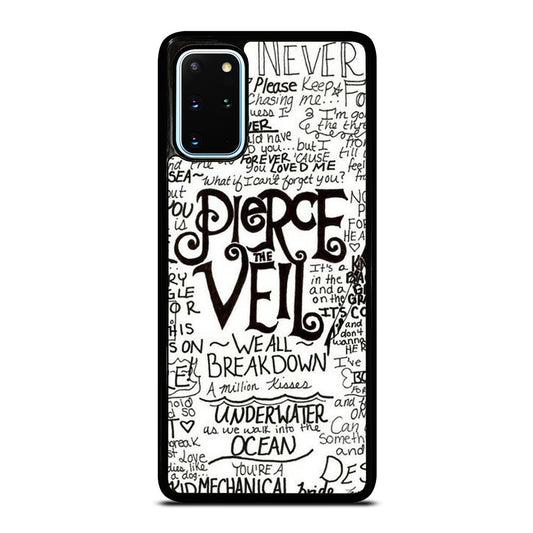 PIERCE THE VEIL LYRIC Samsung Galaxy S20 Plus Case Cover