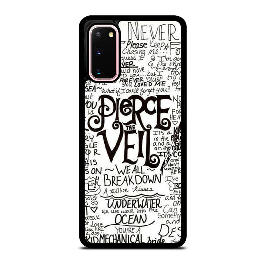 PIERCE THE VEIL LYRIC Samsung Galaxy S20 Case Cover