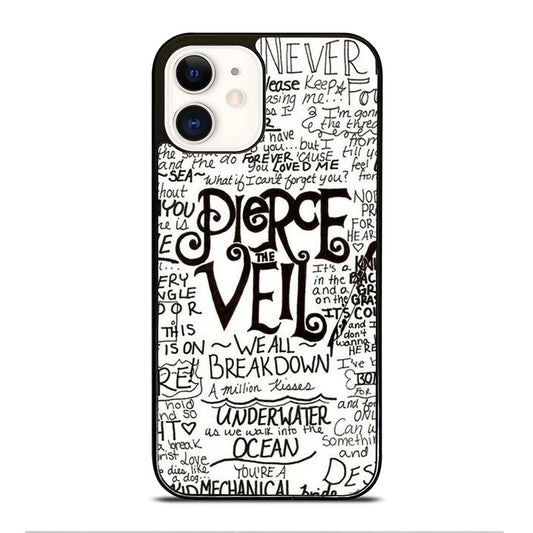 PIERCE THE VEIL LYRIC iPhone 12 Case Cover