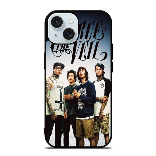 PIERCE THE VEIL PERSONNEL BAND iPhone 15 Case Cover