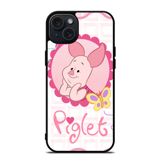 PIGLET WINNIE THE POOH CARTOON SERIES iPhone 15 Plus Case Cover