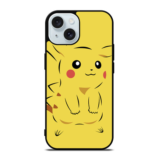 PIKACHU POKEMON CARTOON iPhone 15 Case Cover