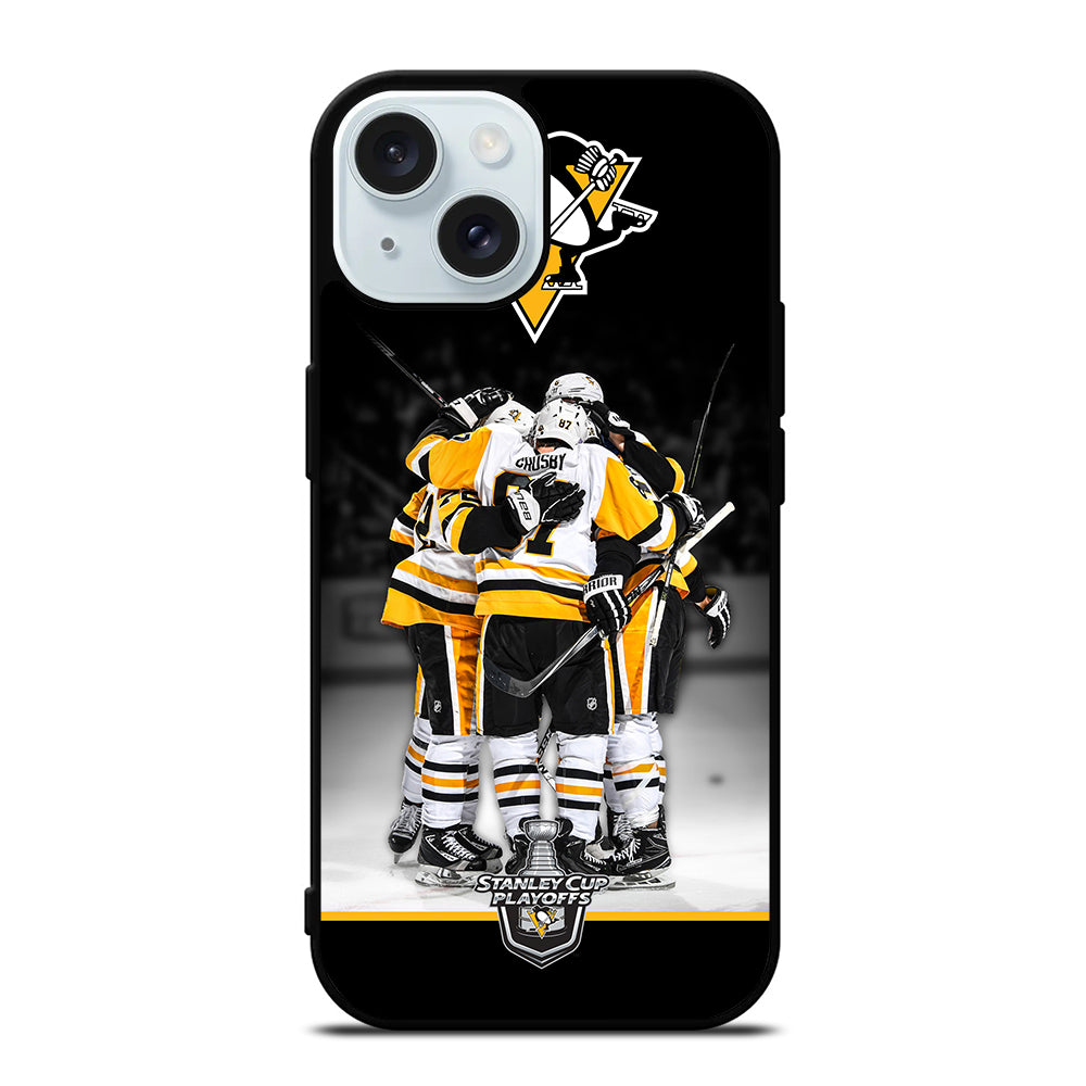 PITTSBURGH PENGUINS HOCKEY 3 iPhone 15 Case Cover