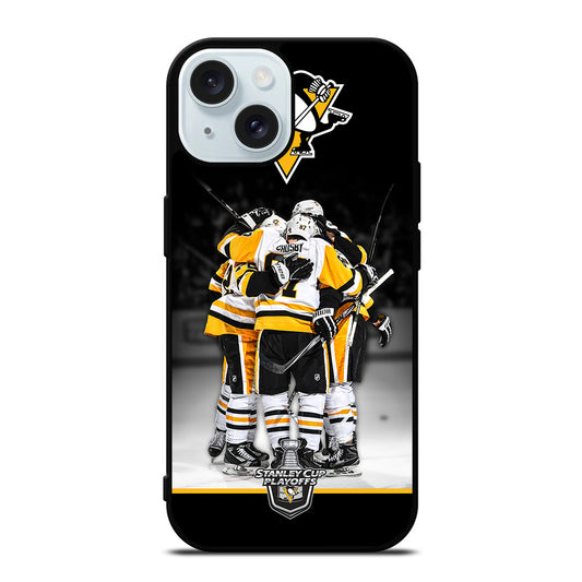 PITTSBURGH PENGUINS HOCKEY 3 iPhone 15 Case Cover