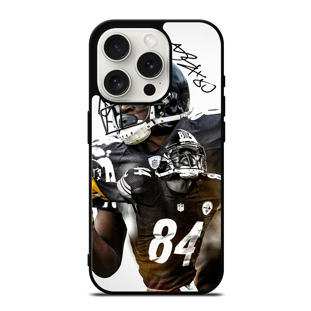 PITTSBURGH STEELERS ANTONIO BROWN SIGNATURE iPhone 15 Pro Case Cover