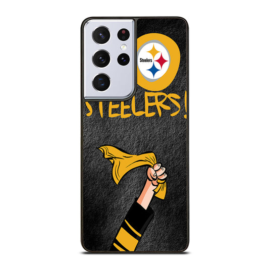 PITTSBURGH STEELERS GO STEELERS Samsung Galaxy S21 Ultra Case Cover