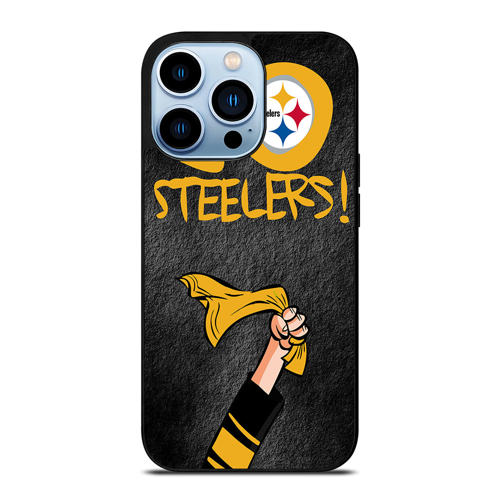 PITTSBURGH STEELERS GO STEELERS iPhone 13 Pro Max Case Cover