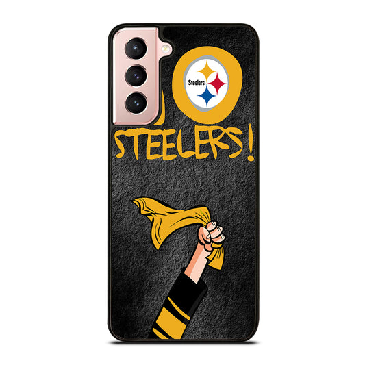 PITTSBURGH STEELERS GO STEELERS Samsung Galaxy S21 Case Cover