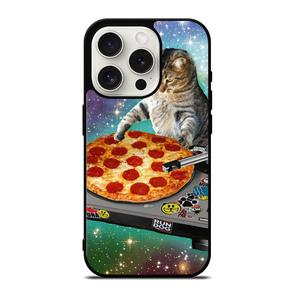 PIZZA CAT DJ iPhone 15 Pro Case Cover