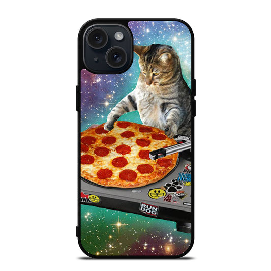 PIZZA CAT DJ iPhone 15 Plus Case Cover